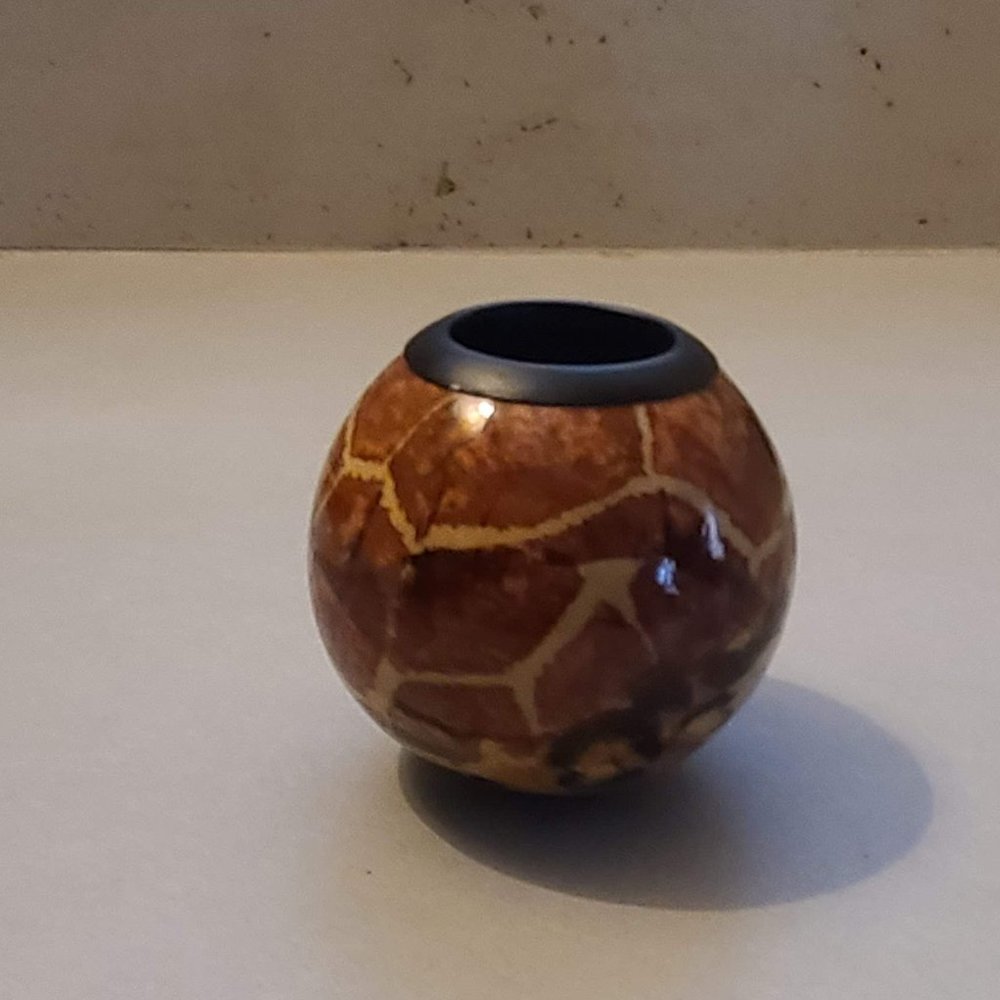 ❗2/$25❗Candle Holder with Animal Print Detailing